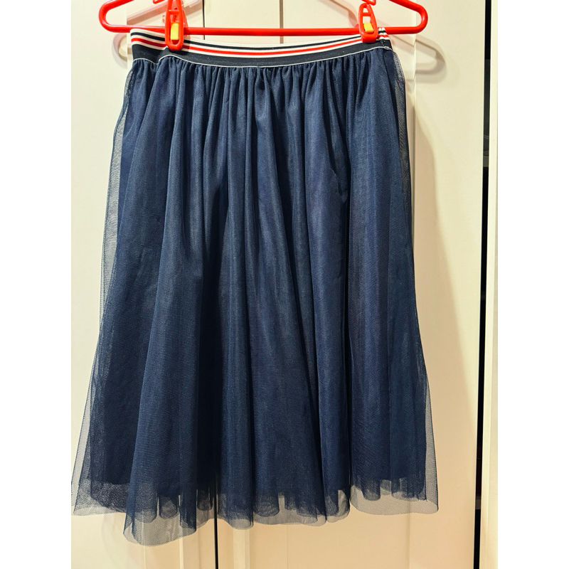 《二手》DITA 春夏深藍色紗裙