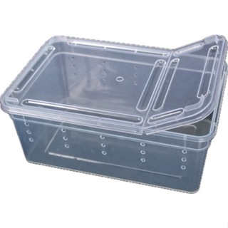 爬蟲飼養箱 可堆疊雙開口 寵物飼養箱 昆蟲飼養盒 蠶寶寶飼養盒 寵物飼養盒
