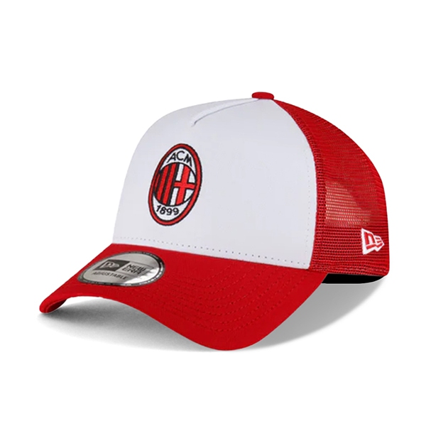 【NEW ERA】聯名 義大利足球甲級聯賽 義甲 AC米蘭 白面紅 卡車網帽 9FORTY【ANGEL NEW ERA】