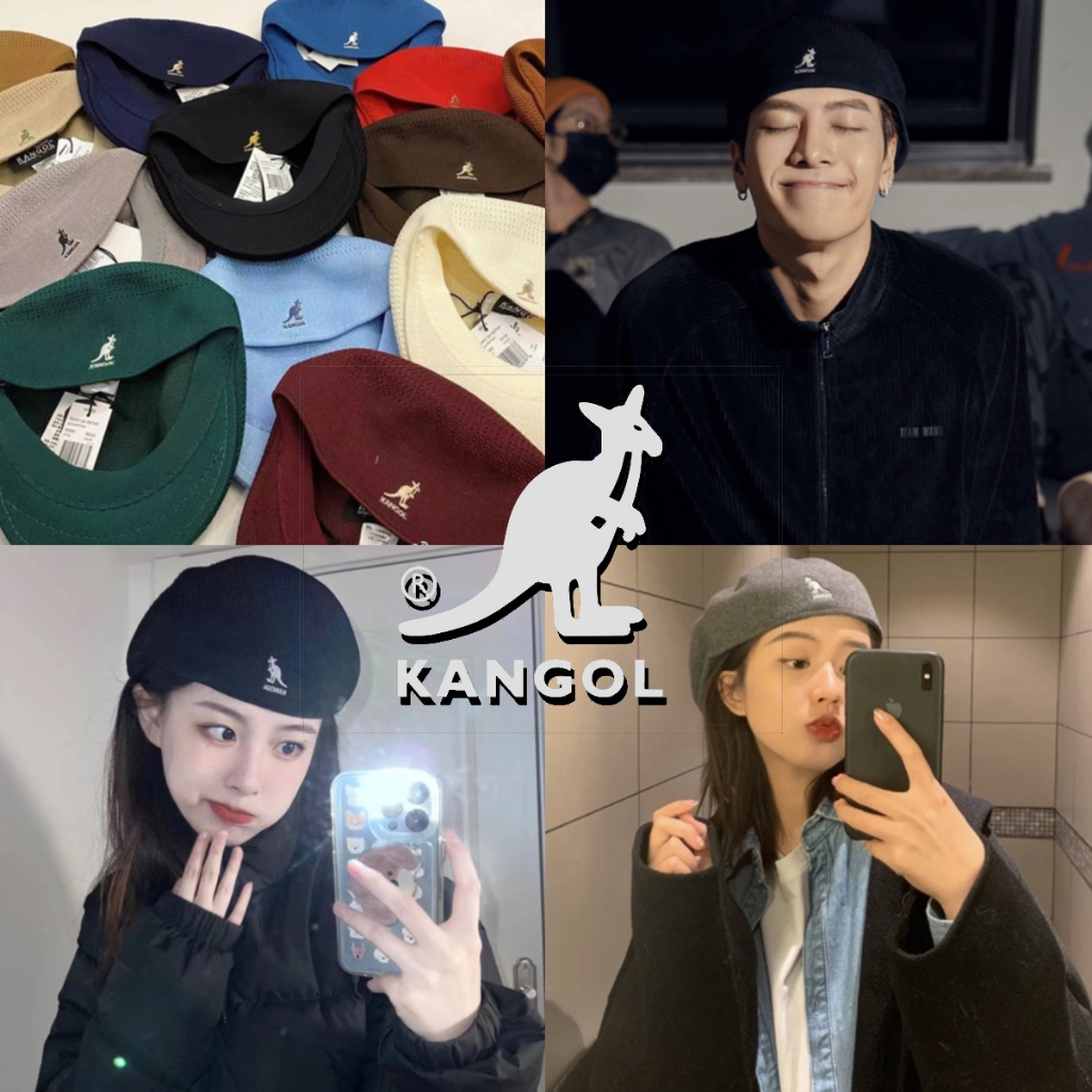 『WS』日本代購✨王嘉爾同款 KANGOL 袋鼠 小偷帽 網眼 貝雷帽 504 多色 鴨舌帽 透氣 必備帽 情侶帽