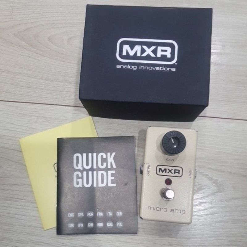 MXR Micro Amp  Boost 破音 電吉他 效果器 [破音]