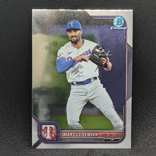 Marcus Semien 2022 Bowman Chrome 金屬卡 遊騎兵 藍鳥 運動家 球員卡 MLB 棒球卡