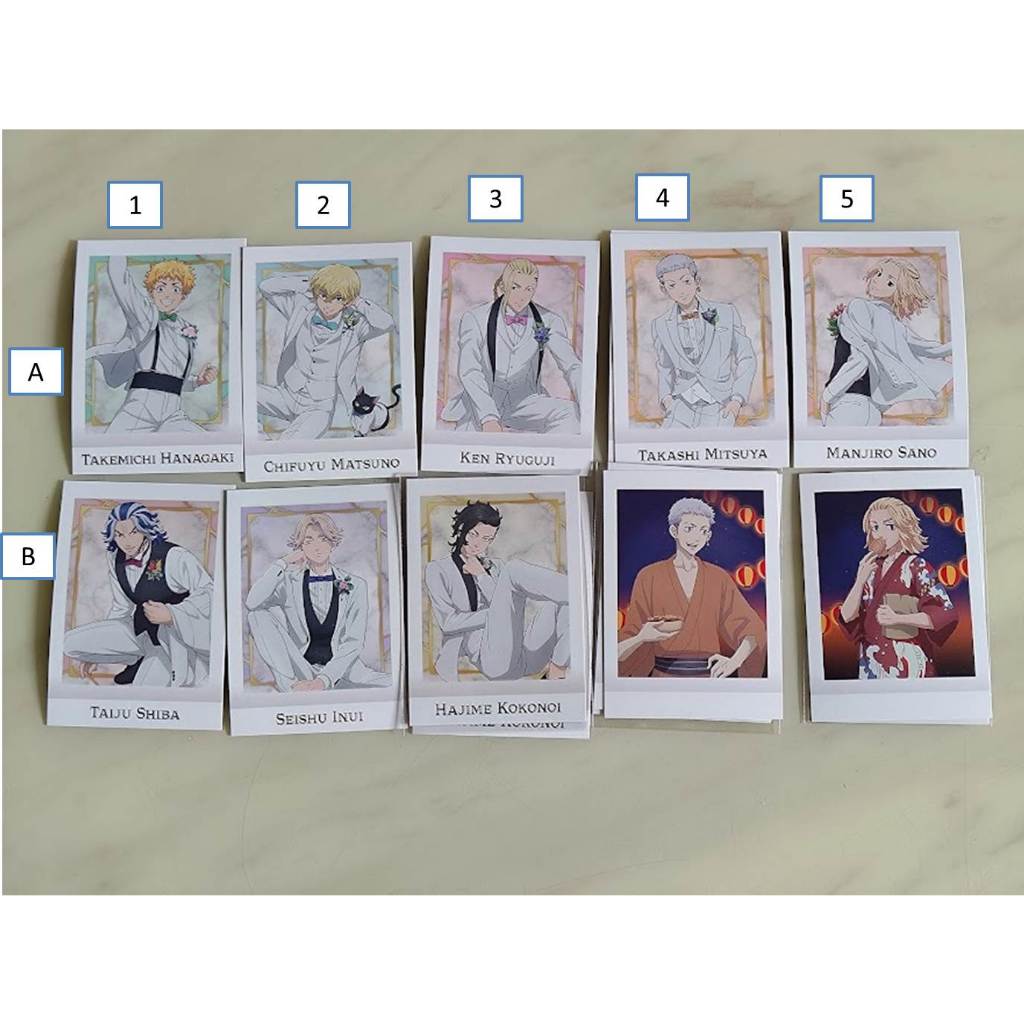 [睡睡蛙小池] 東京復仇者 拍立得 佐野萬次郎 松野千冬 三谷隆 柴大壽 乾青宗 九井一 龍宮寺堅 花垣武道 西裝 廟會