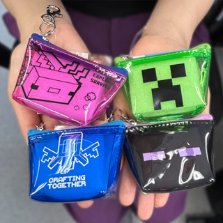 日本進口 正版現貨 我的世界 Minecraft 船型迷你透明零錢包 化妝包 收納小物 小收納包