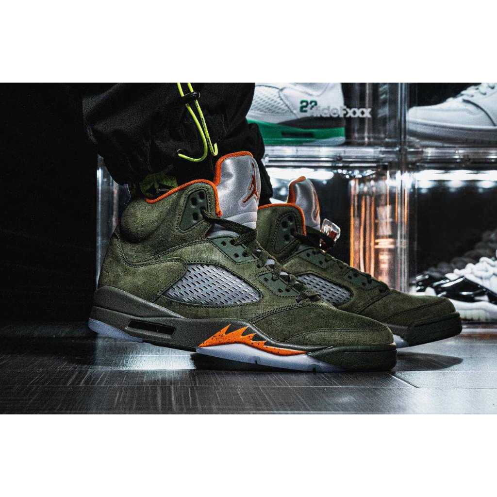 【S.M.P】Nike Air Jordan 5 Retro Olive DD0587-308