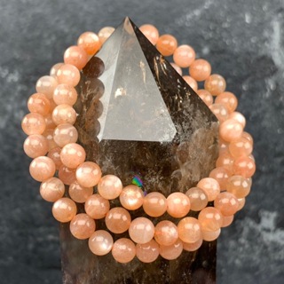 【水晶晶的窩】金沙 橙月光 水晶 手珠 串珠 DIY
