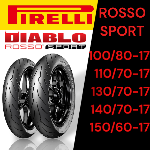 【XH Moto】PIRELLI 倍耐力 輪胎 惡魔 輕檔 ROSSO SPORT 100/80 110 130/70