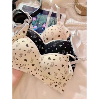 【PIGLET】臺灣新款日系少女學生內衣 內衣無鋼圈 小胸聚攏內衣 夏季薄款內衣 無痕內衣 固定杯防下垂內衣 文胸