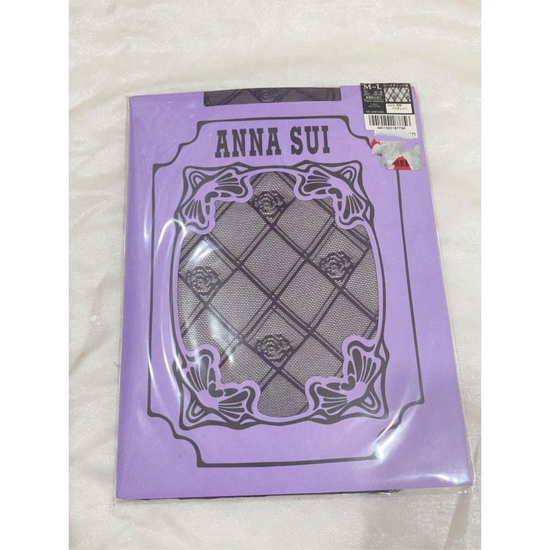 ANNA SUI全新日本製造型網襪（紫色）