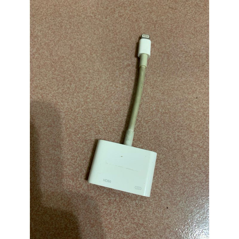 （二手）IPHONE Apple Lightning 數位影音轉接器-(HDMI)