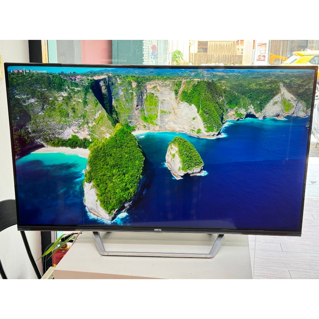 【艾爾巴二手】BenQ E43-720護眼大型液晶4K HDR GOOGLE 43吋顯示器 #二手螢幕#漢口店2301S