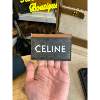 在台現貨Celine Triomphe凱旋門Logo卡夾🤎