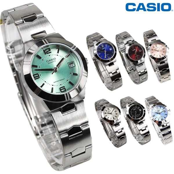 CASIO卡西歐 LTP-1241D 原價1050 簡約指針錶 氣質 小面 女錶 防水 鋼錶帶【時間玩家】