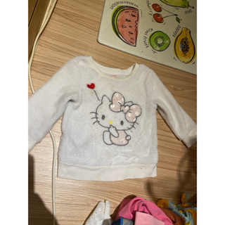 80cm 18m hello kitty刷毛女童上衣