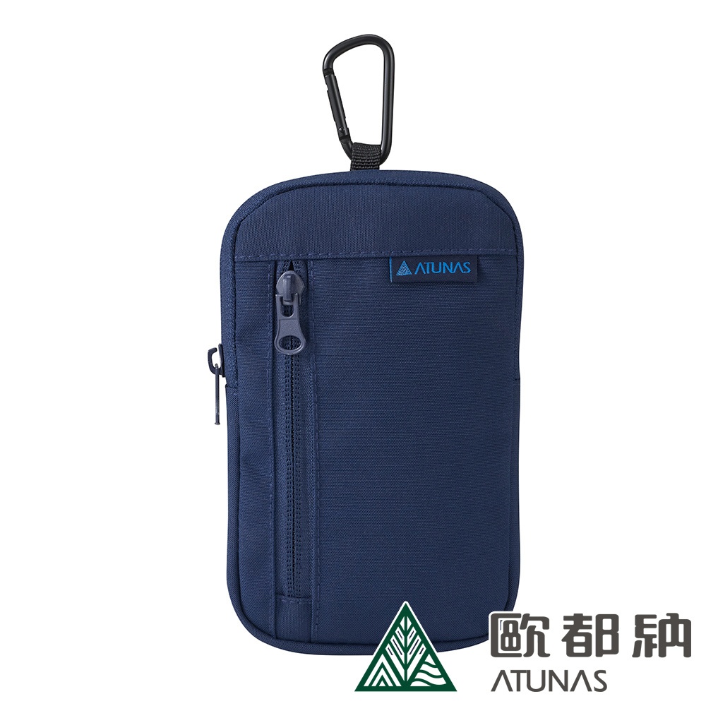 【ATUNAS 歐都納】多功能外掛背帶包A1ACDD04N深藍/背包肩帶配件/登山手機套