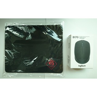 【羅技】 (全新現貨) logitech B170 無線 滑鼠 + I-shock 滑鼠墊