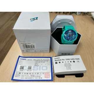 全新❗️［Casio卡西歐］公司貨 Baby-G 湖水綠雙時區女錶（BGA-190-3B)