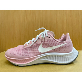 NIKE AIR ZOOM 二手女慢跑鞋粉色8號（DH0129-600)