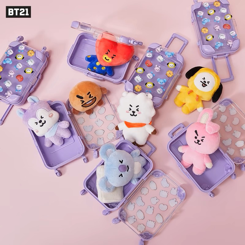 [預購]BT21 BIG&amp;TINY系列行李箱玩偶