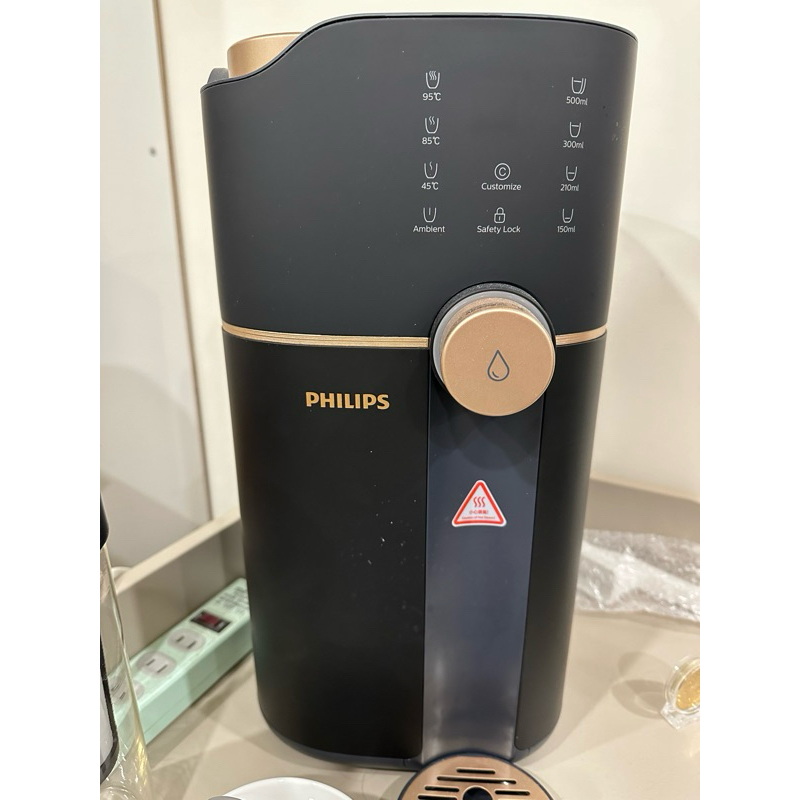 ［二手近全新］PHILIPS 飛利浦 ADD6910 黑金色 RO瞬熱式淨水器/飲水機 ADD6910BK