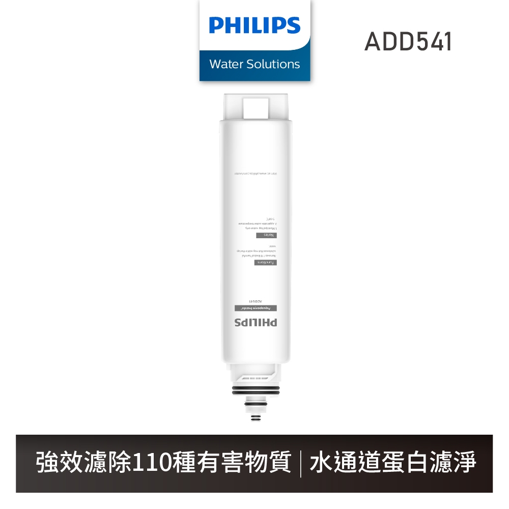 【Philips 飛利浦】水通道蛋白複合濾芯 ADD541(ADD6901適用)
