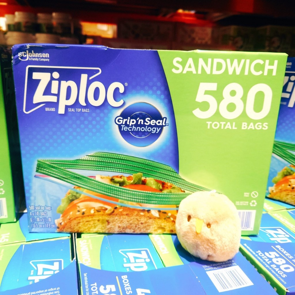 COSTCO 泰國 Ziploc 可封式三明治保鮮袋 580入 夾鏈袋 保鮮袋 三明治 可封式 Sandwich Bag