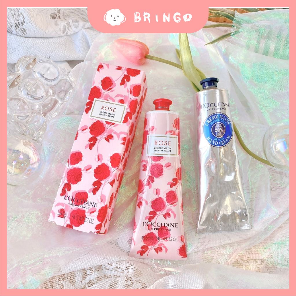 【BRINGO】歐舒丹 乳油木護手霜 玫瑰護手霜 護手霜 L'Occitane 玫瑰 乳油木 150ml 巨無霸護手霜