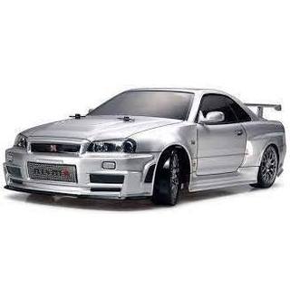 田宮TAMIYA 1/10電動房車透明殼GTR R34 附燈座 固來公司貨