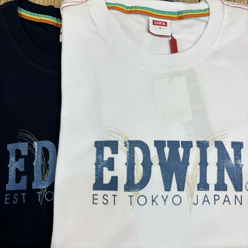 EDWIN愛德恩✨24年春夏情侶款雲霧logo短袖上衣
