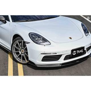 TWL台灣碳纖 Porsche 718 Boxster Cayman GTS Spyder GT4 燈罩 大燈透明殼
