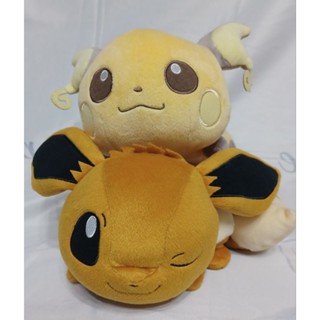 日本寶可夢正版 絕版 雷丘娃娃 伊布娃娃 寶可夢娃娃 現貨 全新 正版 吊牌都在