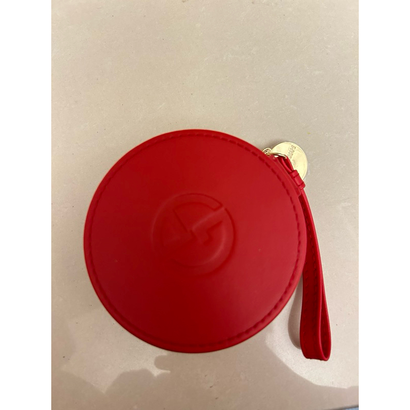 &lt;桑普小樣&gt; Giorgio Armani  GA 亞曼尼 亞曼尼零錢包 亞曼尼氣墊粉餅包 訂製紅氣墊化妝包 一個