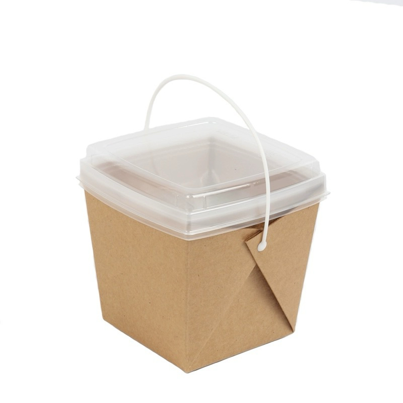 手提打包盒 牛皮紙打包盒 分層餐盒 一次性打包盒