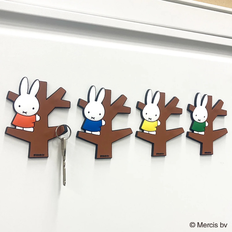 日本空運 Miffy米飛兔造型磁鐵掛勾 冰箱磁鐵 玄關磁鐵 掛鑰匙 米菲兔 辦公小物