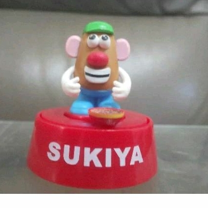 日本 すき家 sukiya 玩具總動員 蛋頭 蛋頭先生 迴力車 公仔