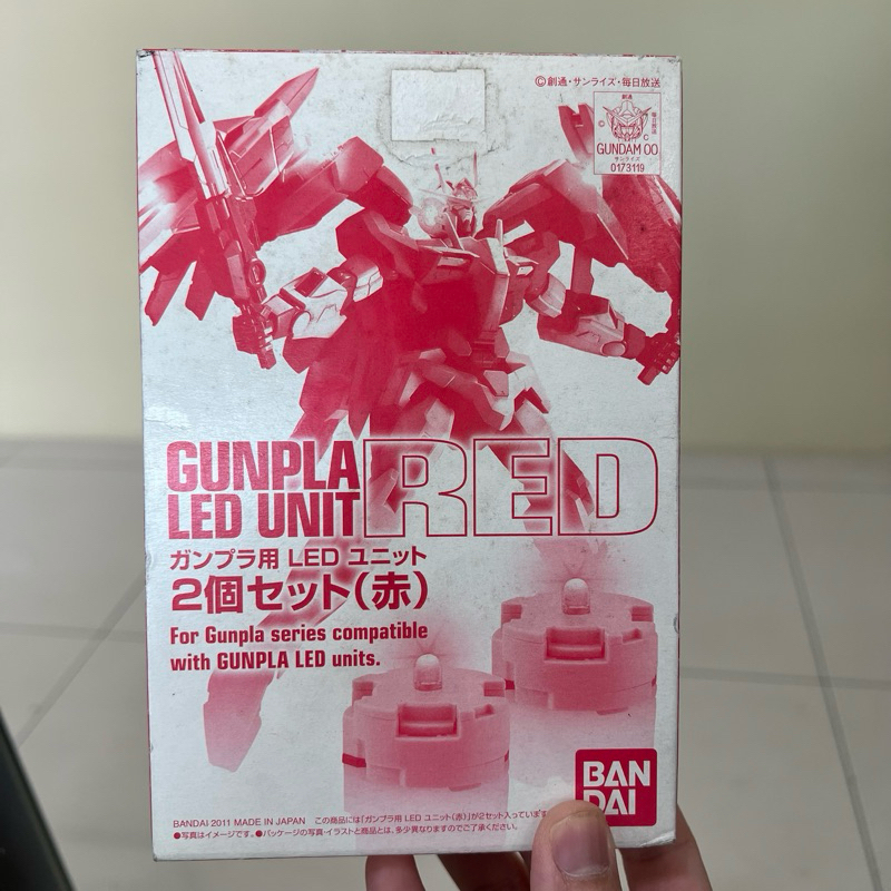 《咘咘恰恰貓》BANDAI 1/100 MG 鋼彈 LED燈2入 紅色 OOQ Raiser RX-78 Nu led燈