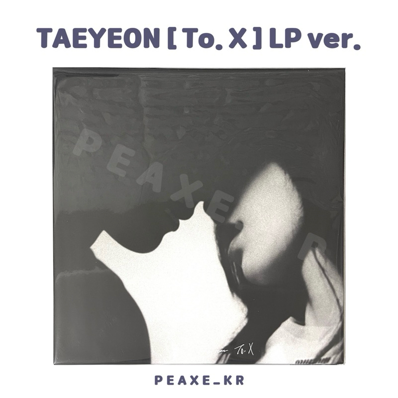 PEAXE韓國代購 現貨 TAEYEON［To. X］LP ver. 黑膠唱片 限量