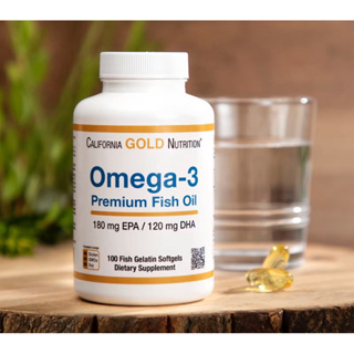 Omega-3優質魚油，100粒魚明膠軟凝膠（代購現貨）