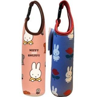 ♡松鼠日貨♡日本 正版 miffy 米飛 米飛兔 水壺套 水壺袋 可手提