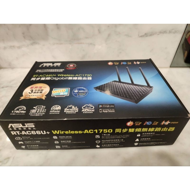 Asus RT-AC66U+ B1 無線路由器
