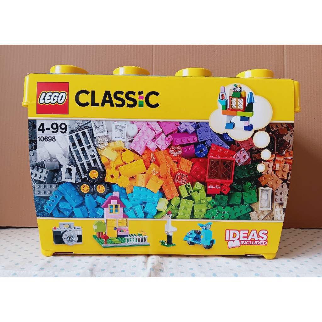 【現貨-全新品】LEGO 經典系列 大型創意拼砌桶 樂高10698 好市多 Costco