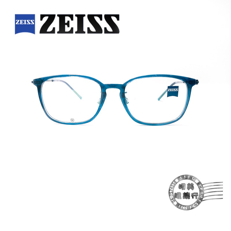 ZEISS 蔡司 ZS22706LB 412/透明海軍藍方形輕量鏡框/光學鏡架/明美鐘錶眼鏡