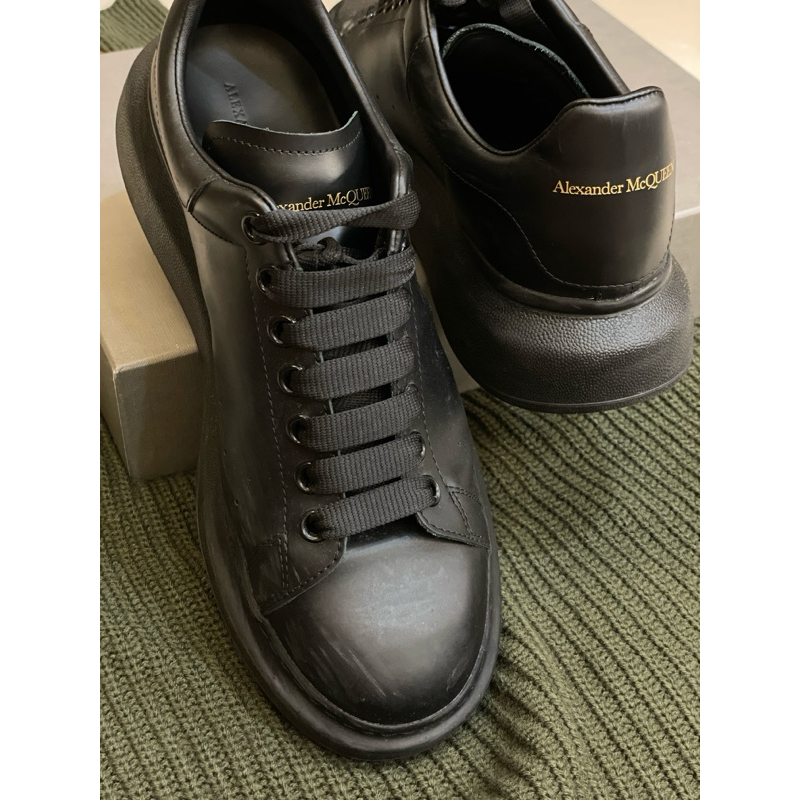 二手｜Alexander McQueen 全黑男鞋 size42