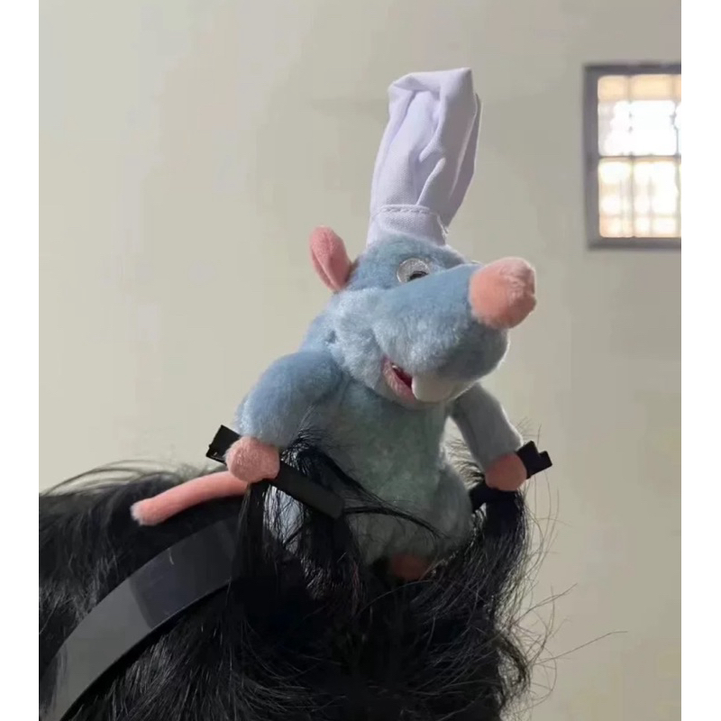 台灣現貨🐭 小紅書同款 料理鼠王 髮箍 髮夾 髮飾 裝飾 可愛惡搞 老鼠