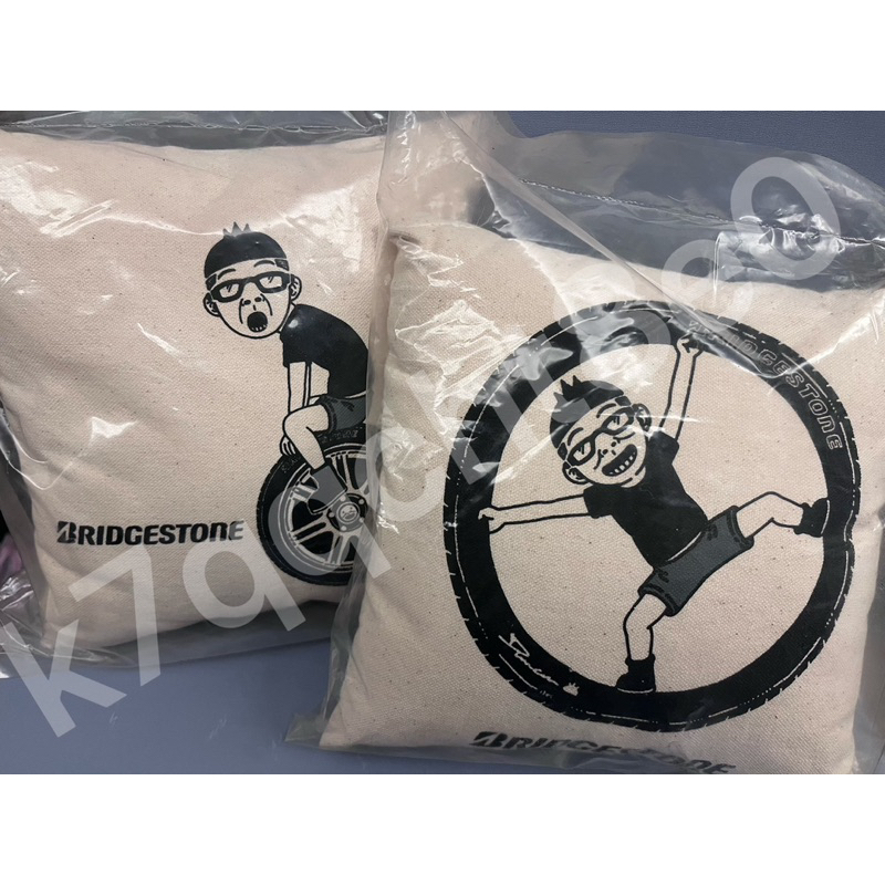 全新/BRIDGESTONE 普利司通X當肯DUNCAN 抱枕 車用枕 小枕頭 午睡枕 棉麻枕 靠枕 枕頭 靠墊