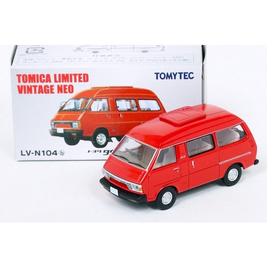 【秉田屋】Tomica TomyTec LV-N104b Toyota TownAce Wagon 紅 1/64