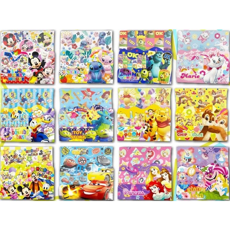 日本輸入 迪士尼 卡通圖案 色紙 摺紙 隨機出貨 不挑款