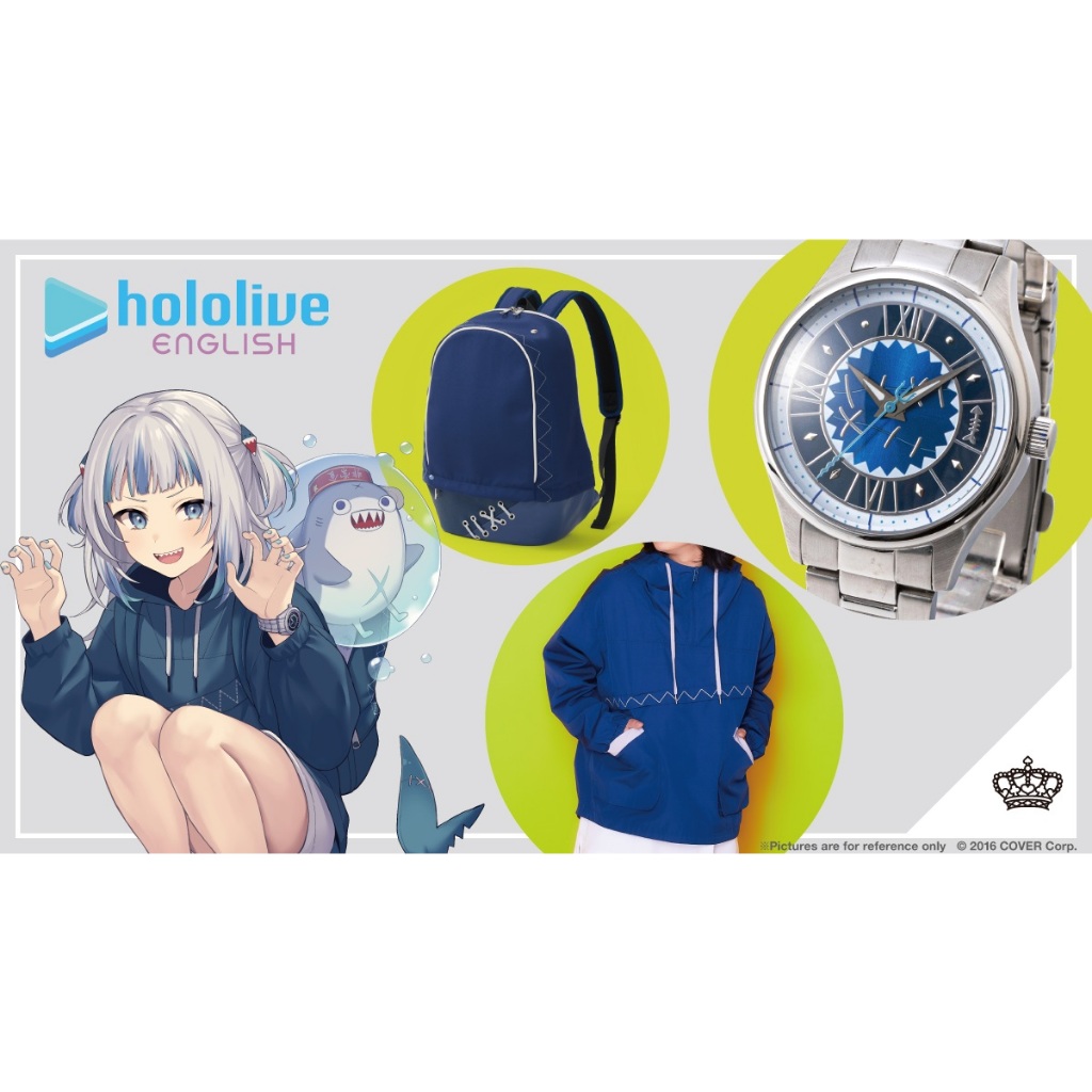 【噗噗屋】現貨商品 Hololive SuperGroupies Gura がうる ぐら 古拉 合作 背包、外套