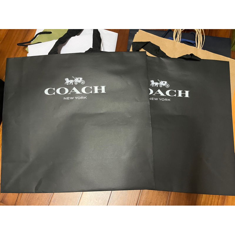 COACH 蔻馳 紙袋 專櫃紙袋 禮品袋 包裝袋子
