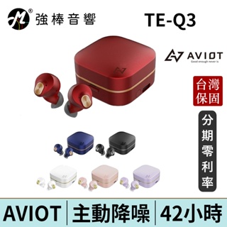 AVIOT TE-Q3 主動降噪真無線藍牙耳機 台灣總代理保固 | 強棒電子